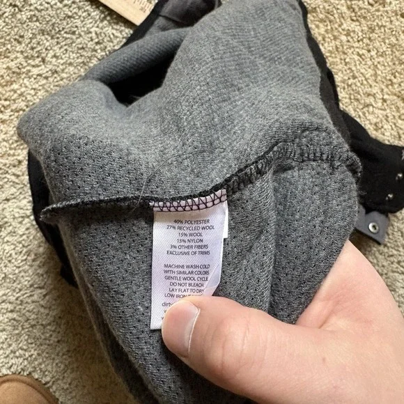 NWT Toad & Co. Men's Kennicott Wool Blend Button Up Shirt Jacket Black Sz Med - Picture 8 of 10